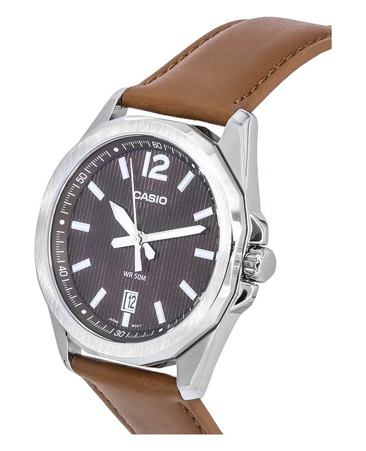 Часы Casio Collection MTP-E725L-5A — металл сталь, Япония
