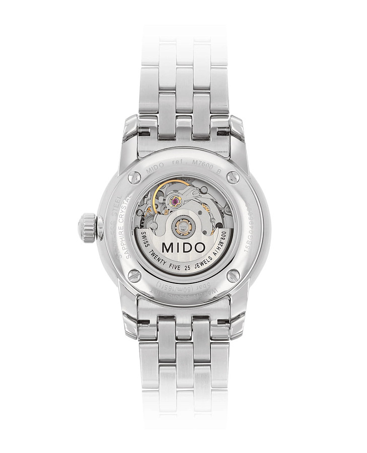Часы Mido Baroncelli Midnight Blue Lady M7600.4.15.1 — механические, сталь металл