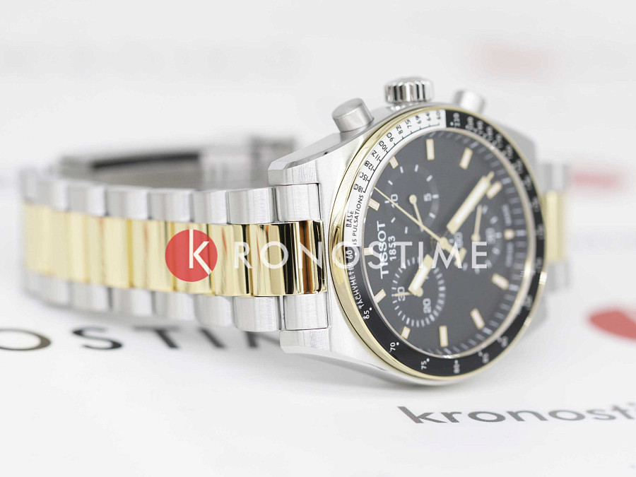 Часы Tissot PRS 516 Chronograph T149.417.22.051.00 — мужские, нержавеющая сталь с pvd-покрытием