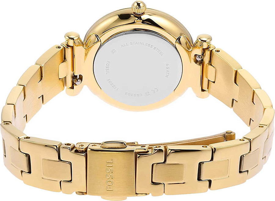 Часы Fossil Carlie ES5203 — сталь металл, США