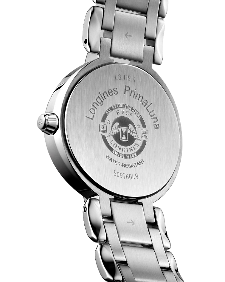 Часы Longines PrimaLuna L8.115.4.98.6 — синий, металл сталь