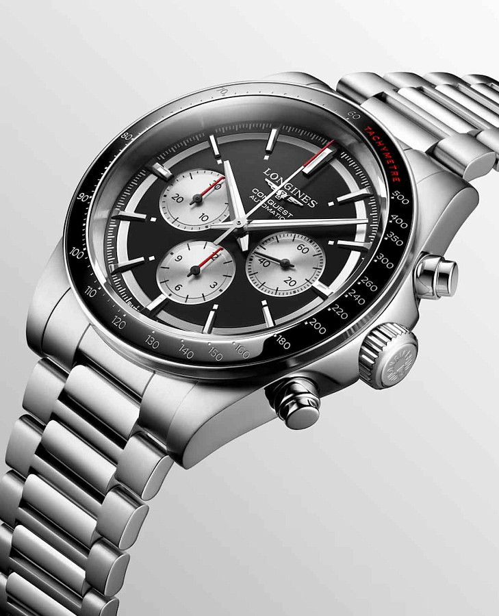 Часы Longines Conquest L3.835.4.52.6 — мужские, нержавеющая сталь