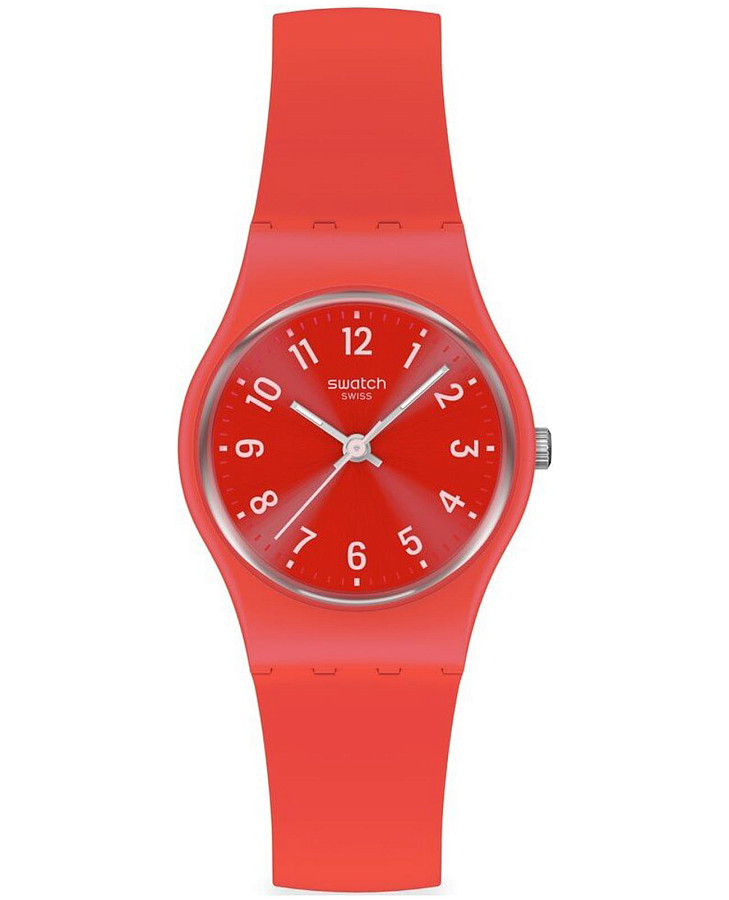Часы Swatch Lady LP165 — женские, красный