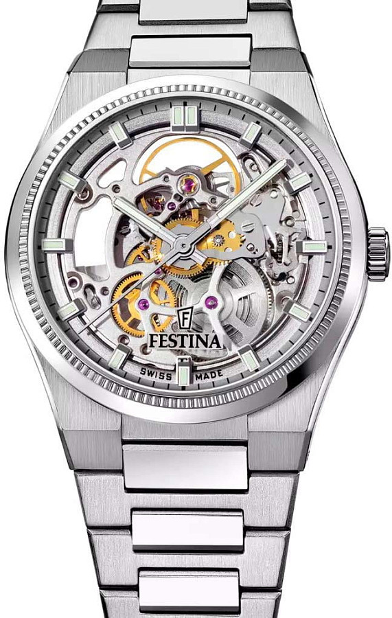Часы Festina Automatic F20069/1 — нержавеющая сталь, мужские