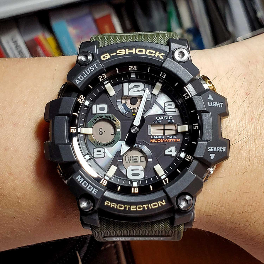 Часы Casio G-Shock GSG-100-1A3 — электронные, металл пластик сталь
