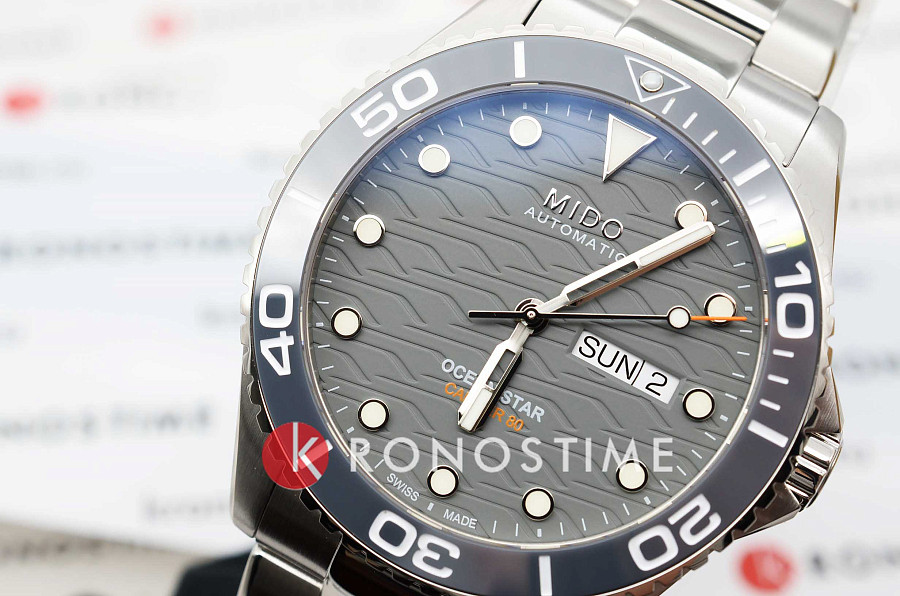 Часы Mido Ocean Star 200c M042.430.11.081.00 — мужские, нержавеющая сталь