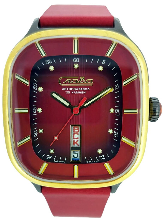 Часы Слава АЙС 0269408/300-2427 — механические, Россия, мужские
