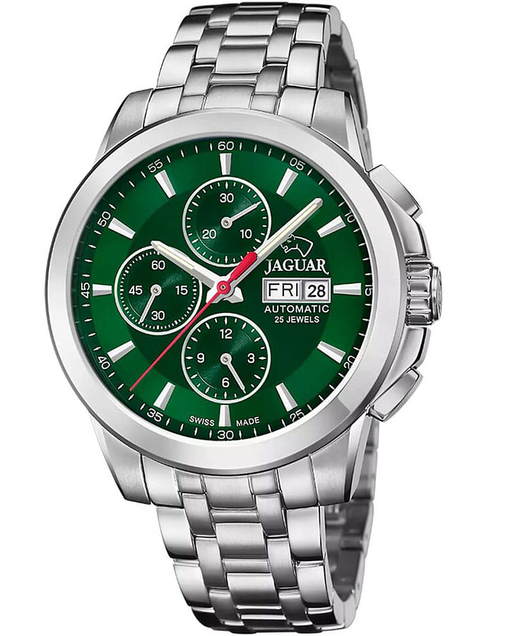 Часы Jaguar Le Chronographe J978/5 — мужские, зеленый