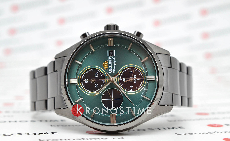 Часы Orient Chronograph RA-TY0001E (RN-TY0001E) — кварцевые, сталь металл