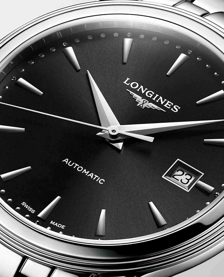 Часы Longines Flagship L4.984.4.59.6 — черный, механические