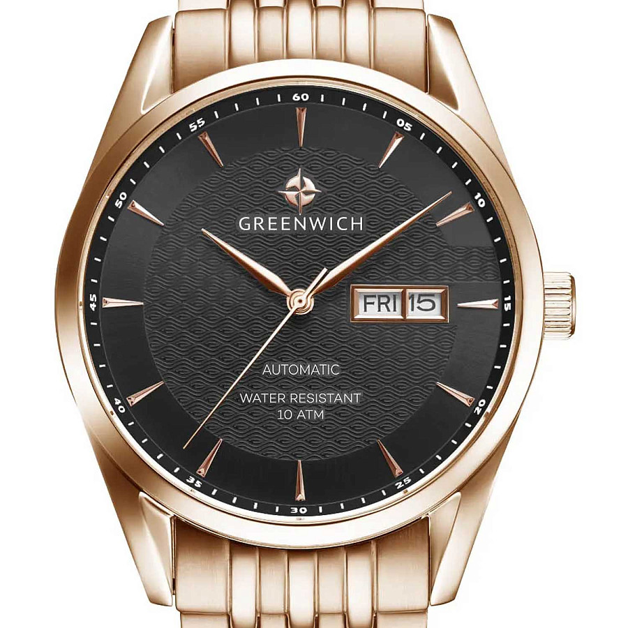 Часы Greenwich Good Luck Classic GW 074.40.31 — механические, металл сталь
