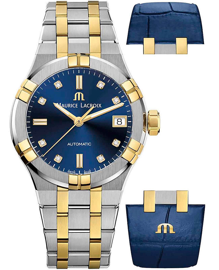Часы Maurice Lacroix Aikon Automatic AI6006-PVY13-450-2 — женские, синий