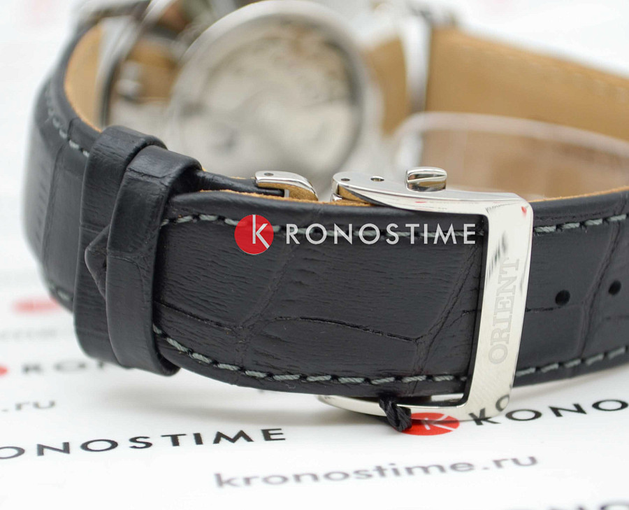 Часы Orient Sun And Moon RA-AK0010B (RN-AK0010B) — черный, механические