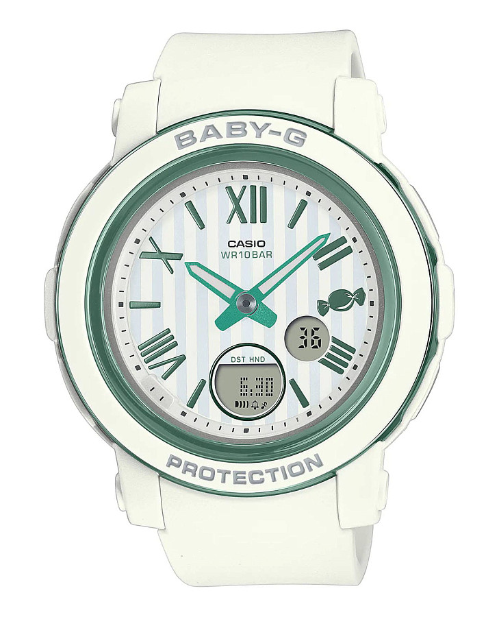 Часы Casio Baby-G BGA-290SW-7A — женские, белый