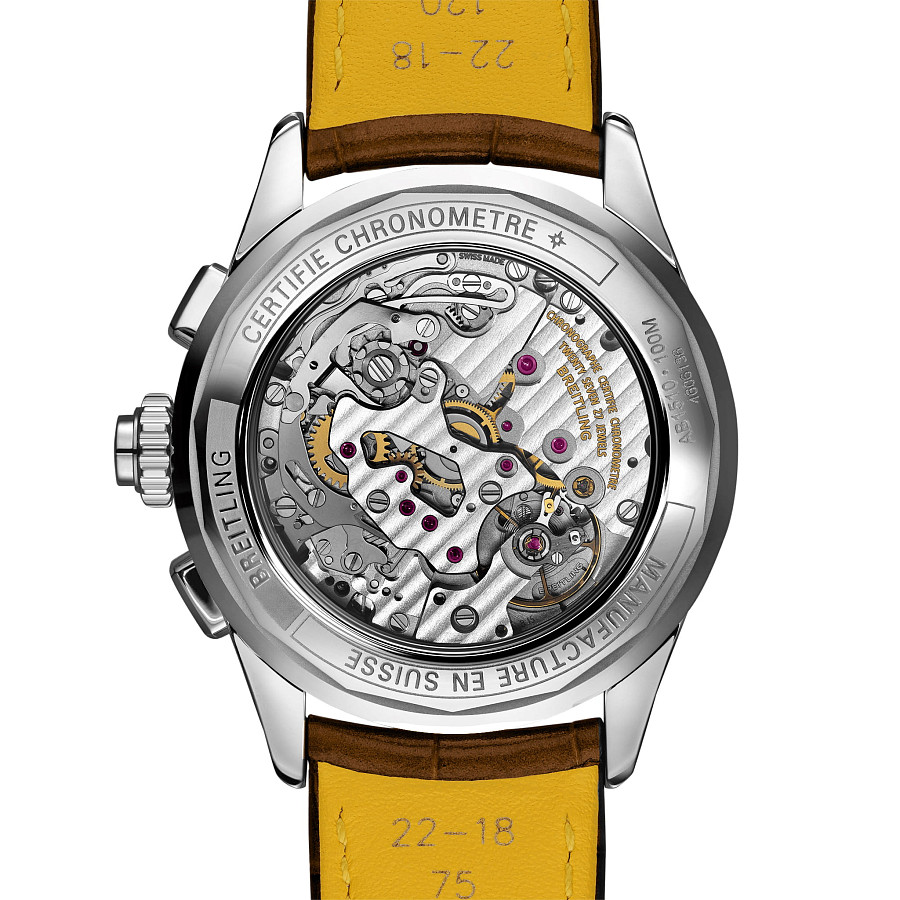Часы Breitling Premier B15 Duograph 42 AB1510171C1P1 — кожаный, мужские