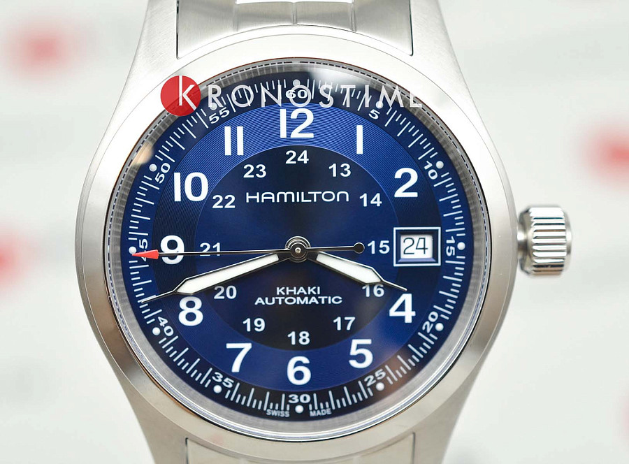 Часы Hamilton Khaki Field Auto H70455140 — сталь, Швейцария