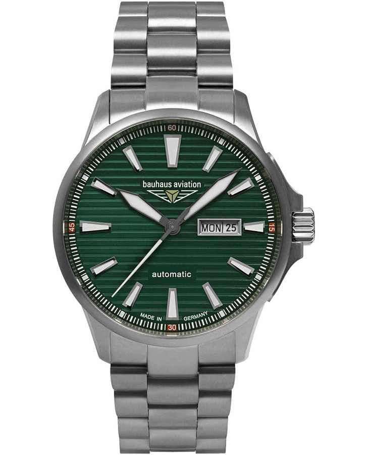 Часы Bauhaus Aviation Iron Annie 2862M4 — мужские, зеленый