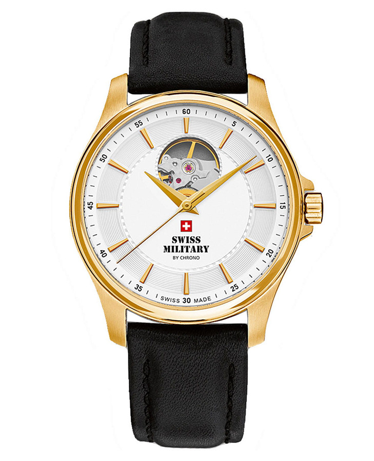 Часы Swiss Military by Chrono SMA34050.08 — мужские, белый