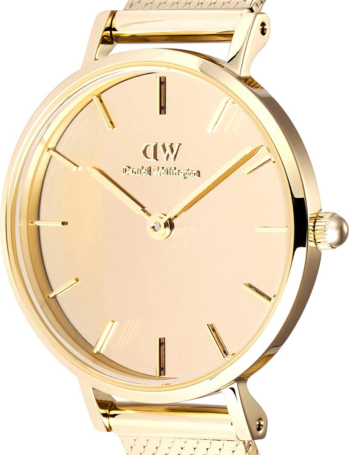 Часы Daniel Wellington Petite Reflection Gold DW00100797 — кварцевые, сталь металл