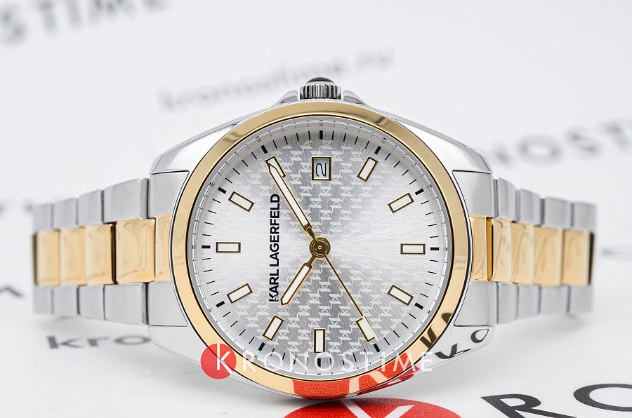 Часы Karl Lagerfeld Round Essentials R0553101507 — кварцевые, сталь металл