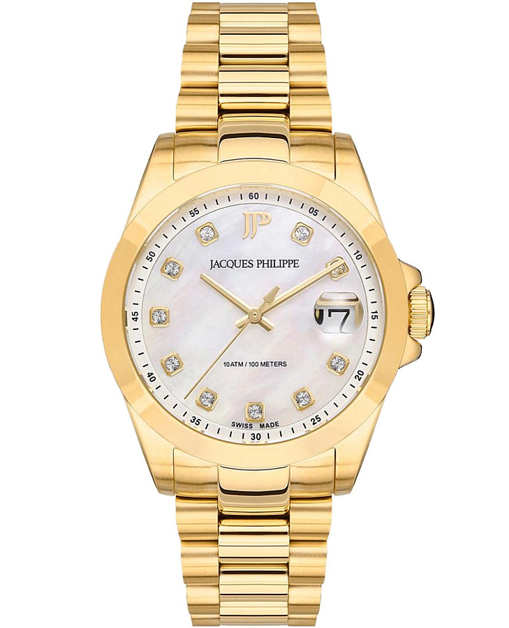 Часы Jacques Philippe Infinitum JPQLS342384 — женские, перламутровый