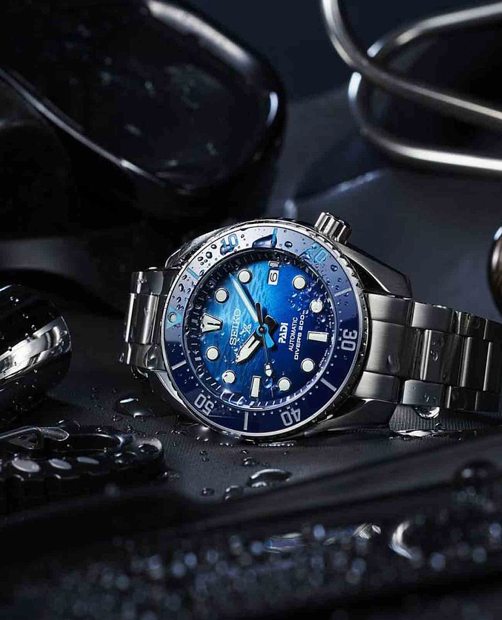 Часы Seiko Prospex SPB375J1 — синий, механические