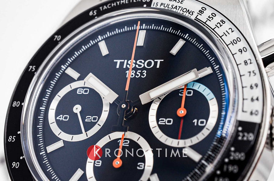 Часы Tissot PRS 516 Mechanical Chronograph T149.459.21.051.00 — мужские, нержавеющая сталь