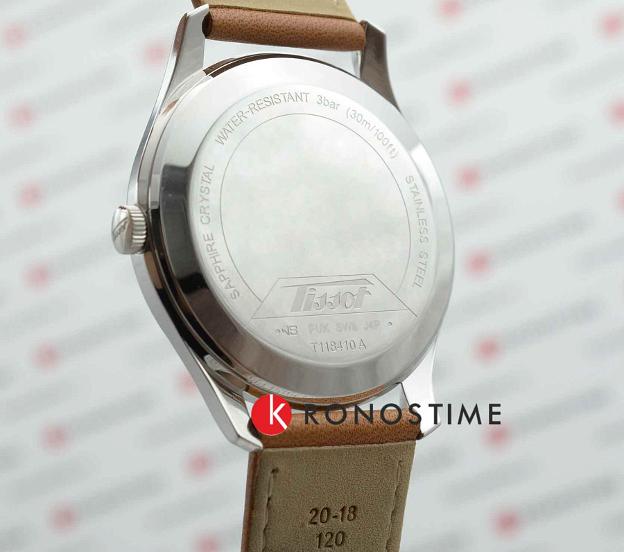 Часы Tissot Heritage Visodate T118.410.16.277.00 — мужские, кожаный