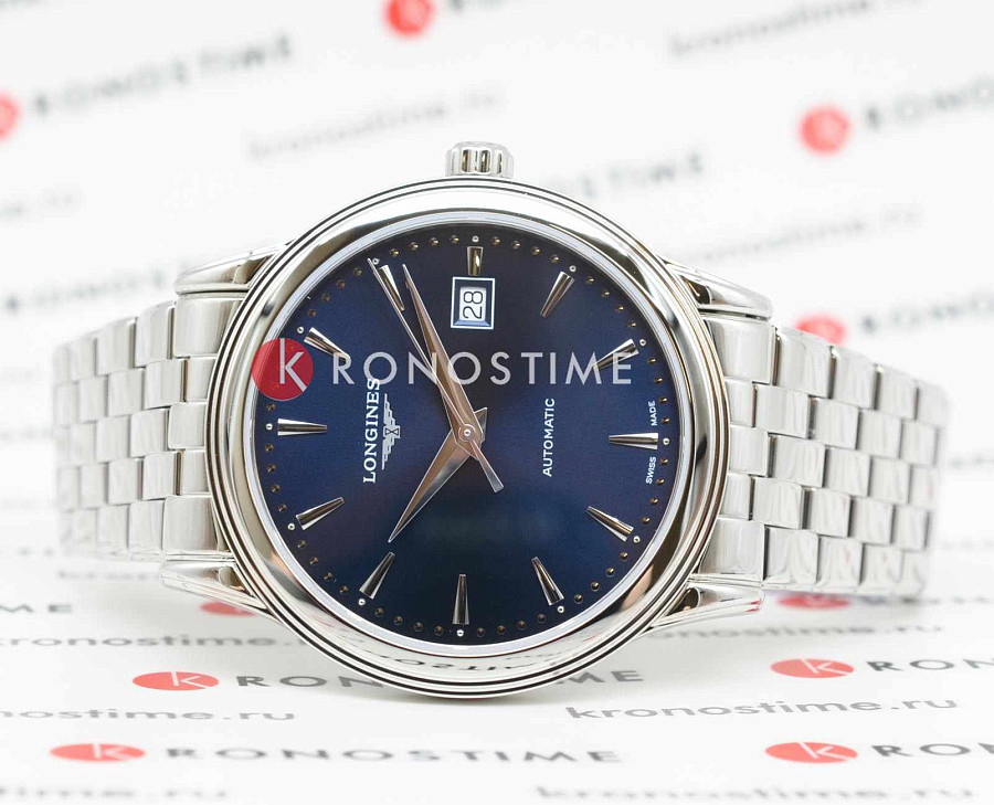 Часы Longines Flagship L4.984.4.98.6 — механические, металл сталь