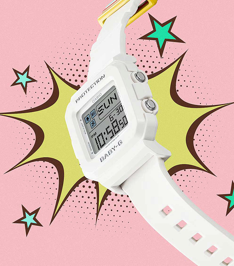 Часы Casio Baby-G BGD-10L-7 — пластик, Япония