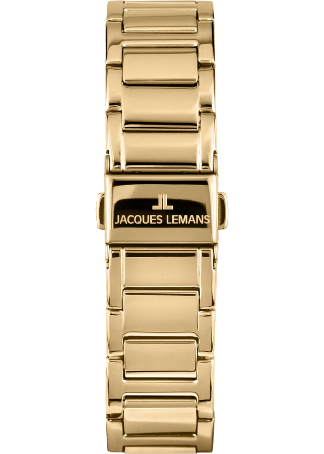 Часы Jacques Lemans Venice 1-2194G — нержавеющая сталь с pvd-покрытием, женские