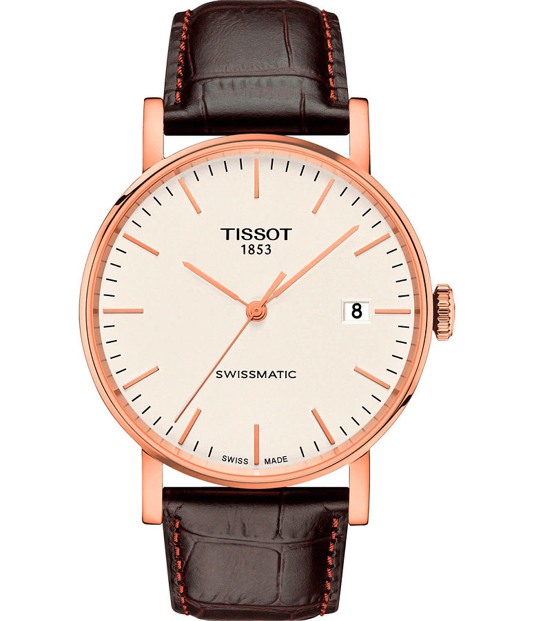 Часы Tissot Everytime Swissmatic T109.407.36.031.00 — мужские, белый