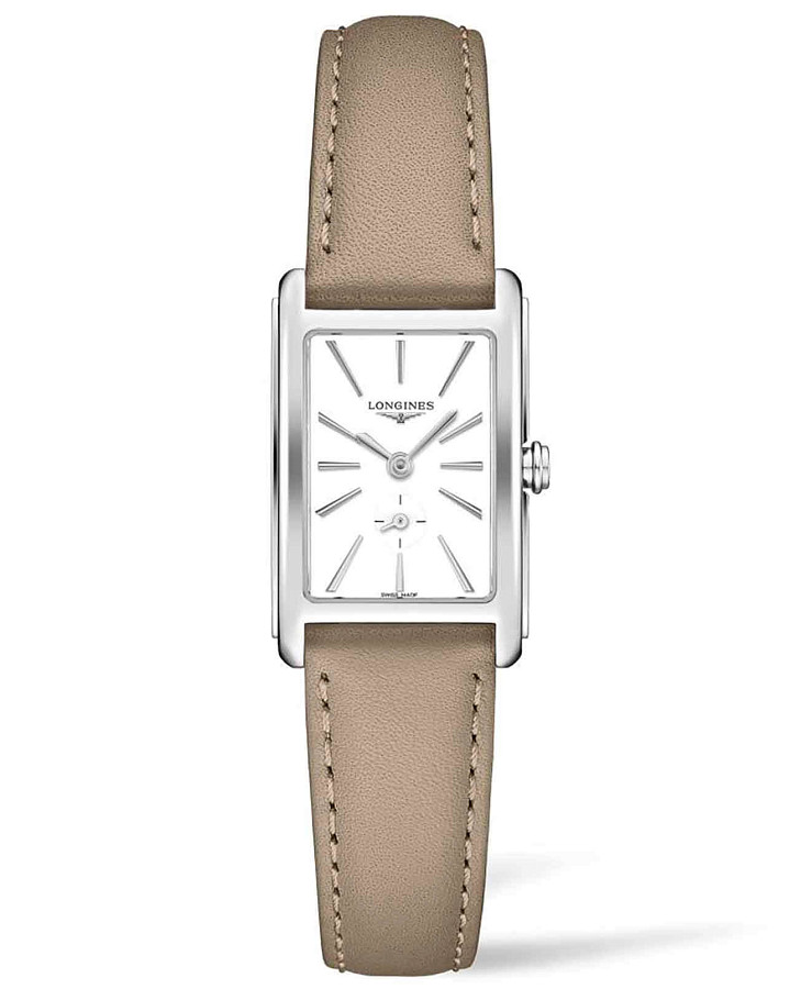 Часы Longines DolceVita L5.255.4.11.7 — женские, белый
