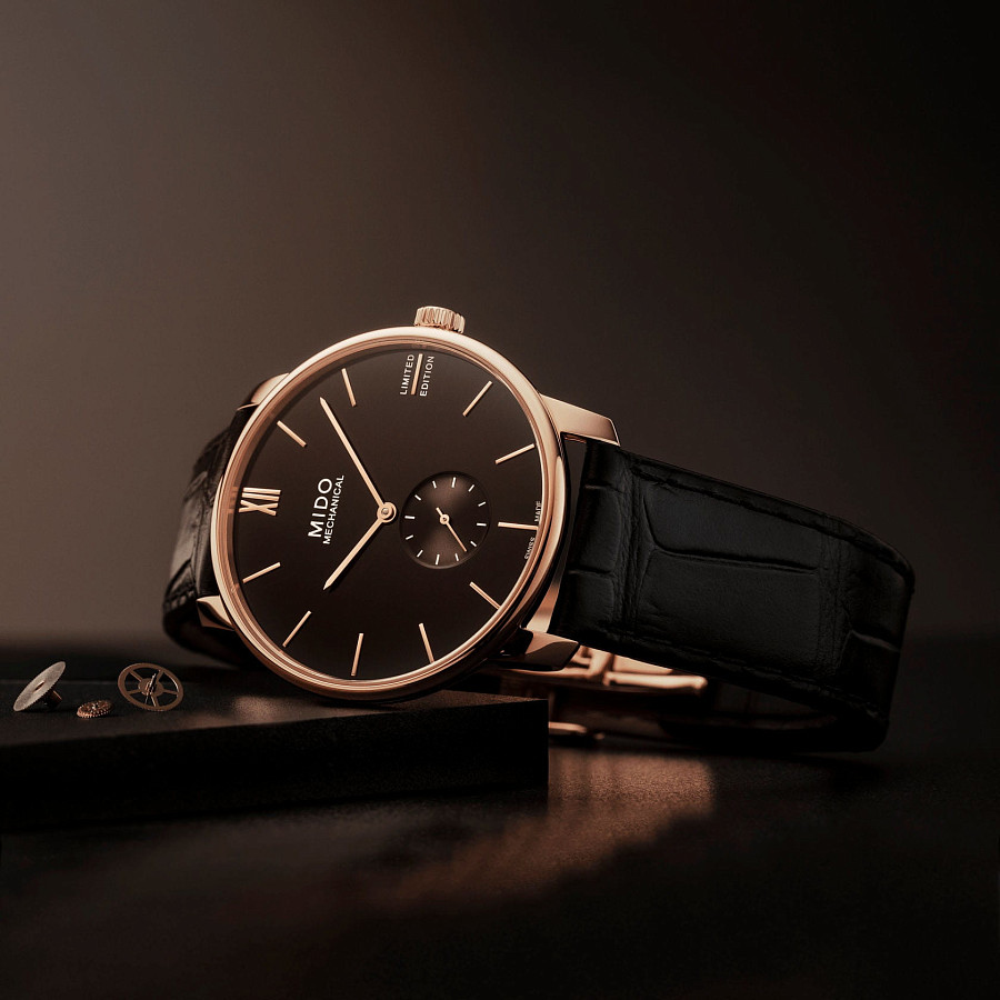Часы Mido Baroncelli Mechanical M037.405.36.050.00 — артикул M0374053605000, мужские