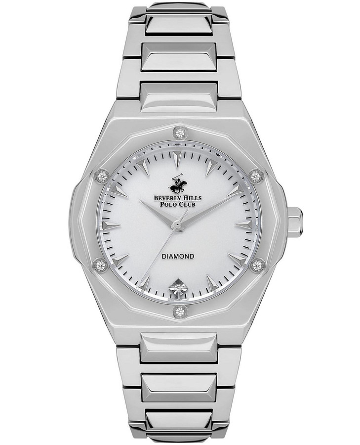 Часы Beverly Hills Polo Club BP3561X.330 — женские, серебристый