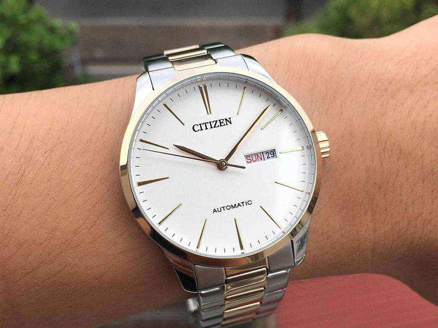 Часы Citizen Tsuyosa NH8356-87A — механические, металл сталь