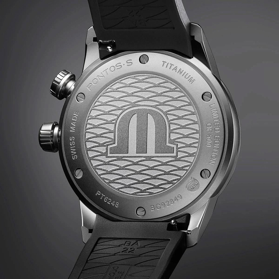Часы Maurice Lacroix Pontos PT6248-TT03L-330-2 — титан, Швейцария