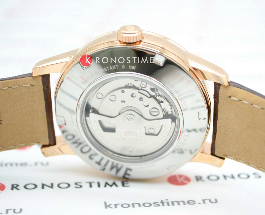 Часы Orient Sun & Moon RA-AK0009T (RN-AK0009T) — коричневый, механические