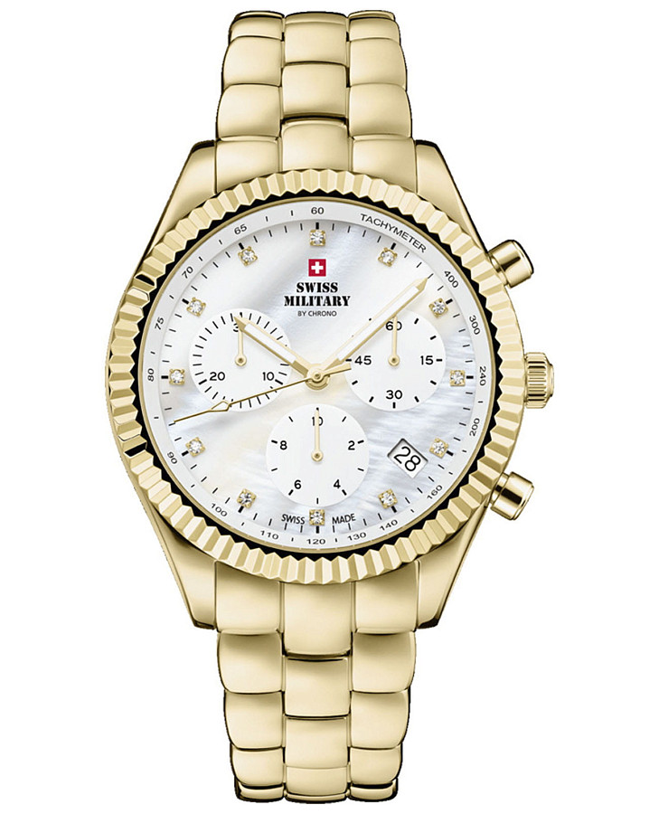 Часы Swiss Military by Chrono Elegant Sports SM30207.03 — женские, перламутровый