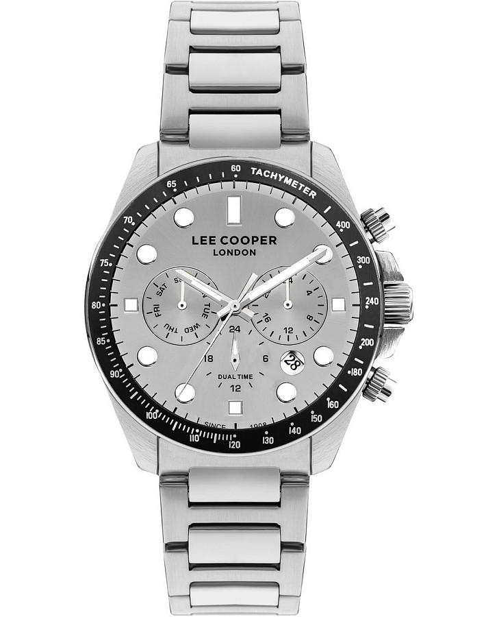 Часы Lee Cooper LC07829.330 — мужские, серебристый