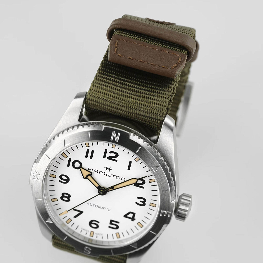 Часы Hamilton Khaki Field Mechanical H70225910 — сталь, Швейцария