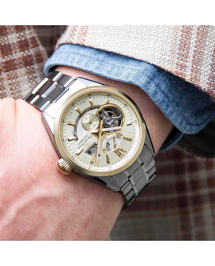 Часы Orient Star RE-AV0124G (RK-AV0124G) — золотой, сталь металл