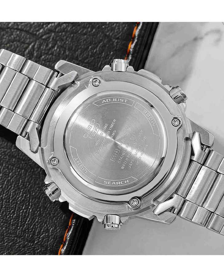Часы Casio Collection AMW-880D-2A1VDF (AMW-880D-2A1) — нержавеющая сталь, мужские