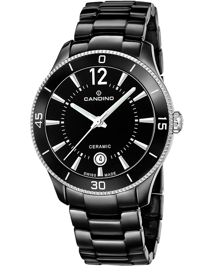 Часы Candino Ceramic C4795/2 — женские, черный