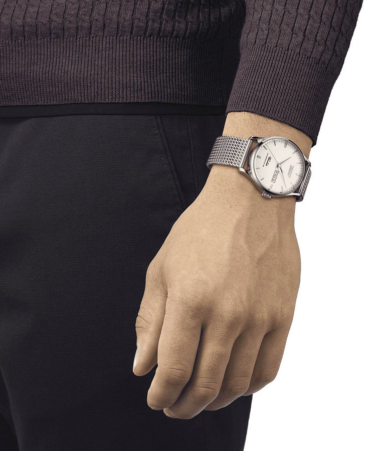 Часы Tissot Heritage Visodate Powermatic 80 T118.430.11.271.00 — механические, сталь металл