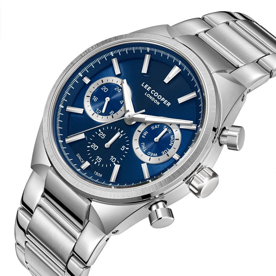 Часы Lee Cooper LC08174.390 — кварцевые, суперметалл металл