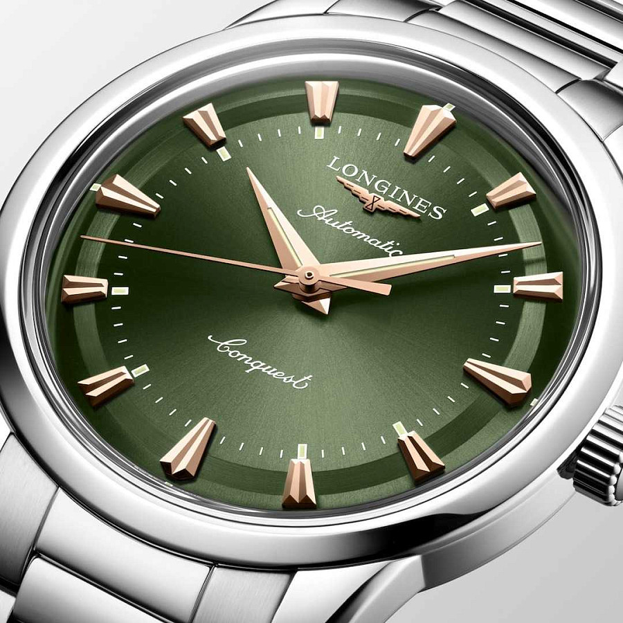 Часы Longines Conquest Heritage L1.650.4.02.6 — сталь металл, Швейцария