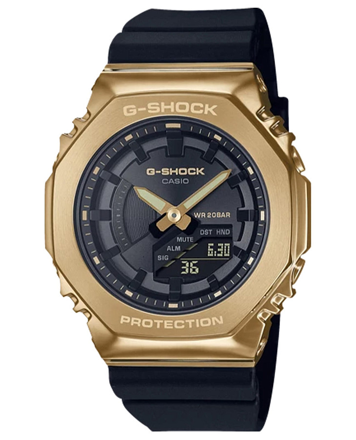 Часы Casio G-Shock GM-S2100GB-1ADR (GM-S2100GB-1A) — мужские, черный