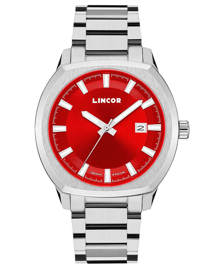Часы Lincor Uni 4033B-2 — мужские, красный