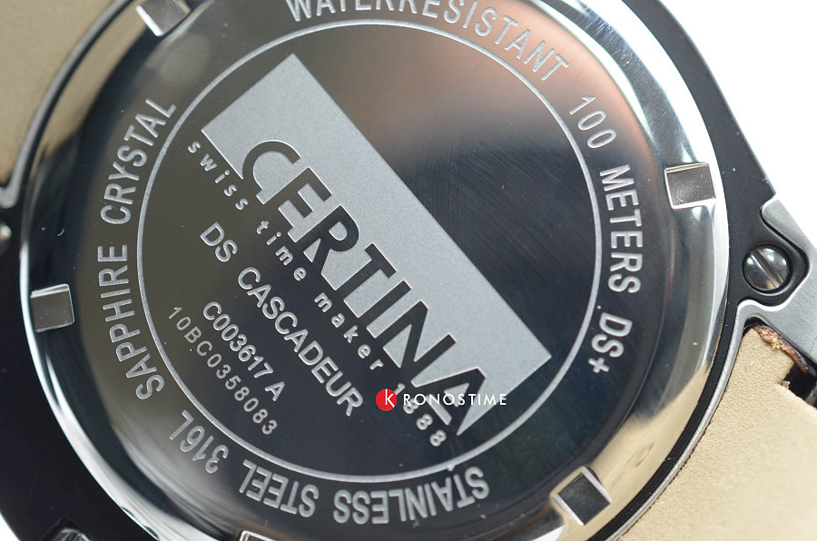 Часы Certina DS Cascadeur C003.617.26.290.00 — Швейцария, кварцевые